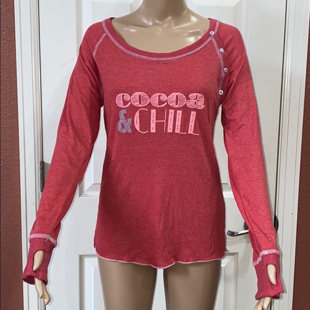 ❤️ Honeydew Cute ‘Cocoa & Chill’ Long Sleeves Top